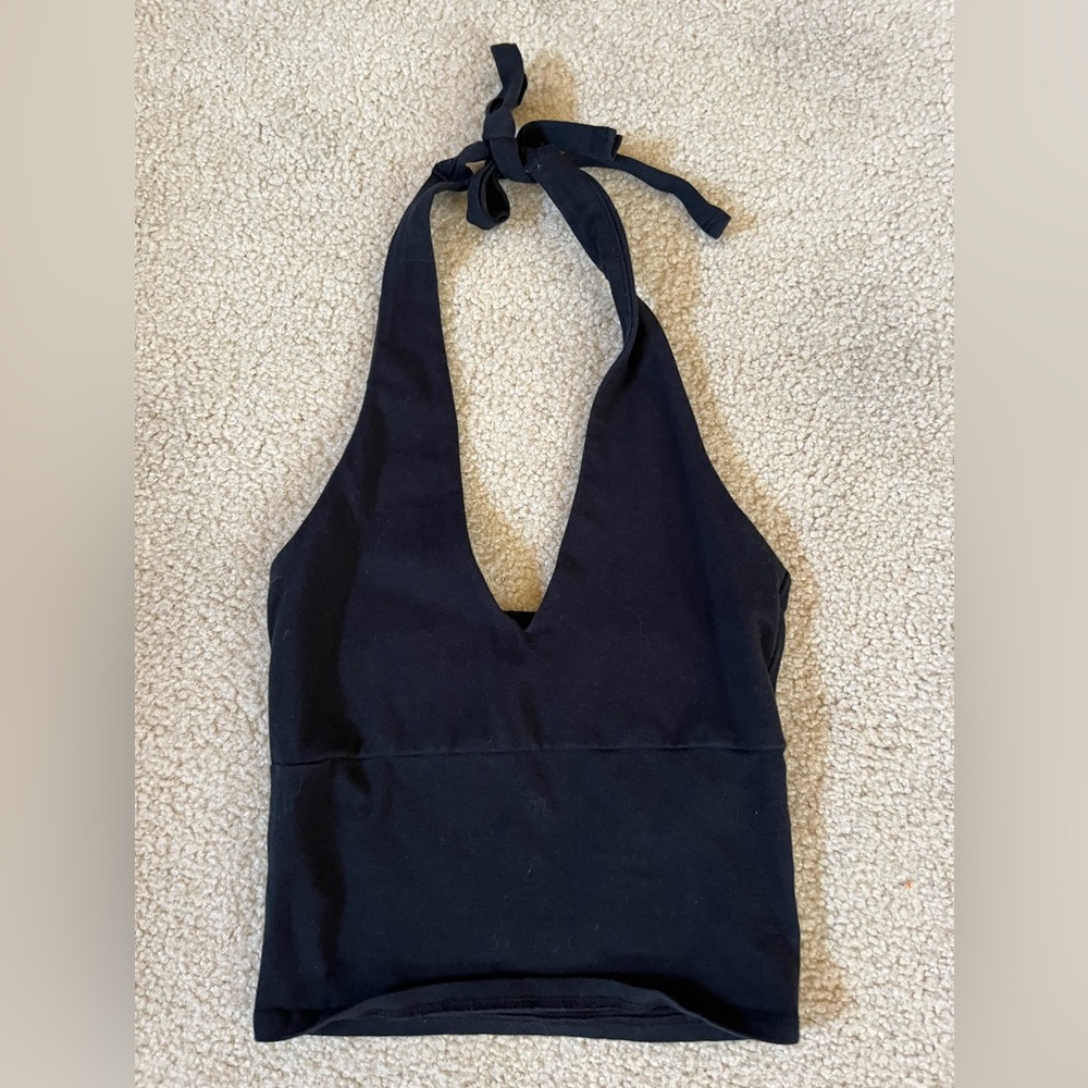 Women’s Hollister black halter top size xs
